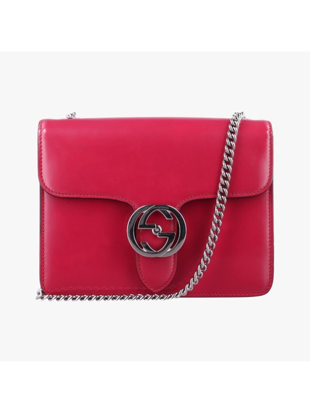 Gucci Interlocking G Rose Red Patent